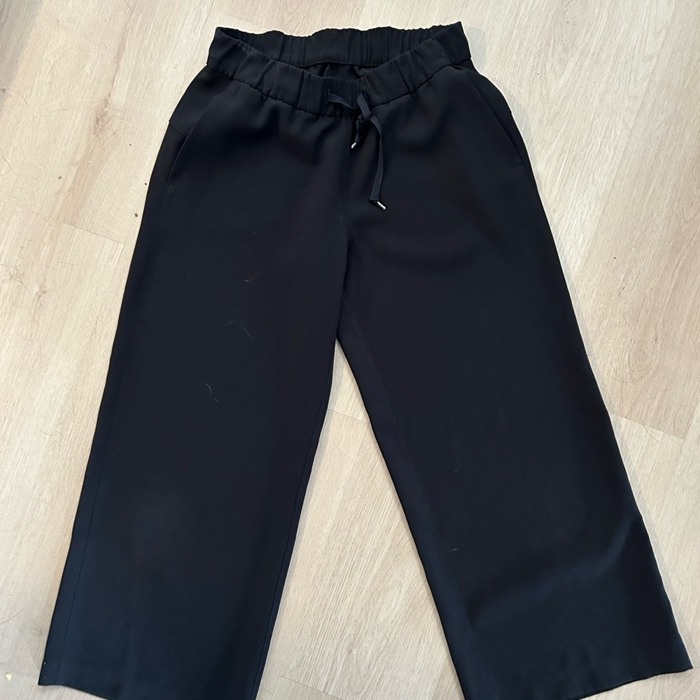 Lululemon Athletica Wide Leg Crops